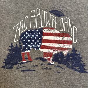 Zac Brown Band 2017 Welcome Home Tour Tee Size L